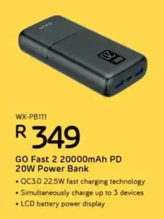 Computer Mania Winx GO Fast 2 20000mAh PD 20W Power Bank offer
