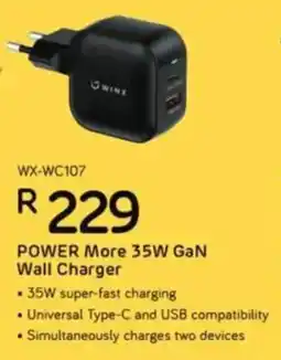Computer Mania Winx Power More 35W GaN Wall Charger offer