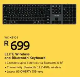Computer Mania Winx Elite Wireless and Bluetooth Keyboard offer