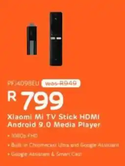 Computer Mania Xiaomi Mi TV Stick HDMI Android 9.0 Media Player offer