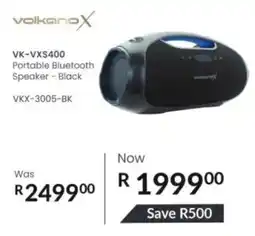 Computer Mania VolkanoX Portable Bluetooth Speaker Black offer