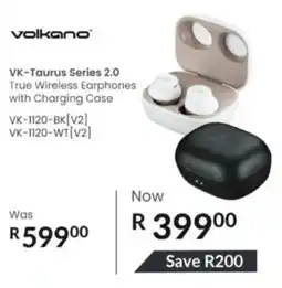 Computer Mania Volkano VK-Taurus Series 2.0 True Wireless Earphones with Charging Case offer