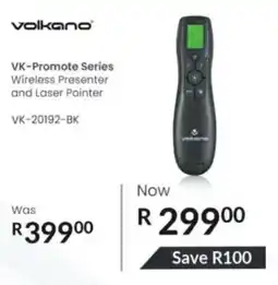 Computer Mania Volkano VK-Promote Series Wireless Presenter and Laser Pointer offer