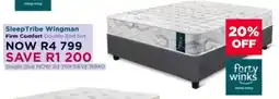 Dial a Bed Forty Winks Sleep Tribe Wingman Firm Comfort Double Bed Set offer