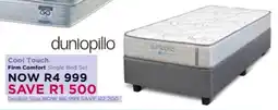 Dial a Bed Dunlopillo Cool Touch Firm Comfort Single Bed Set offer