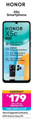 Game Honor X5c Smartphone offer