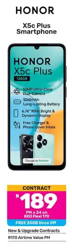 Game Honor X5c Plus Smartphone offer