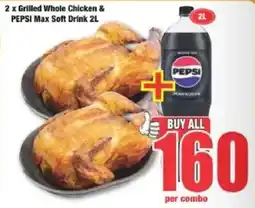 Boxer Grilled Whole Chicken & PEPSI Max Soft Drink offer