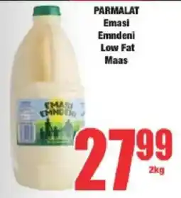 Boxer PARMALAT Emasi Emndeni Low Fat Maas offer