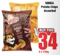 Boxer SIMBA Potato Chips Assorted offer