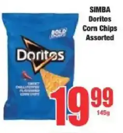 Boxer SIMBA Doritos Corn Chips Assorted offer