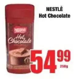 Boxer NESTLÉ Hot Chocolate offer