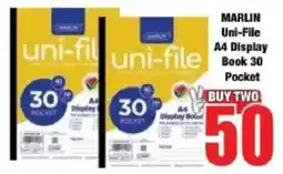 Boxer MARLIN Uni-File A4 Display Book 30 Pocket offer