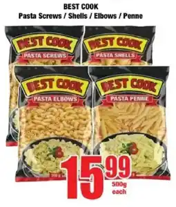 Boxer BEST COOK Pasta Screws/ Shells/ Elbows/ Penne offer