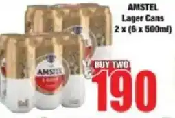 Boxer AMSTEL Lager Cans offer