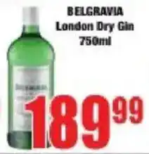 Boxer BELGRAVIA London Dry Gin offer