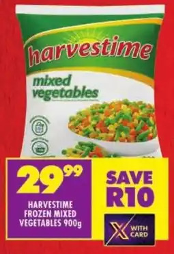 Shoprite Harvestime frozen mixed vegetables offer