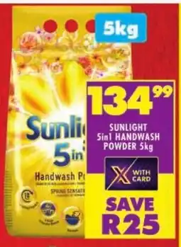 Shoprite Sunlight 5in1 handwash powder offer