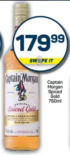 Pick n Pay Captain Morgan Spiced Gold 750ml offer
