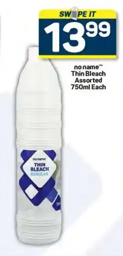 Pick n Pay no name Thin Bleach offer