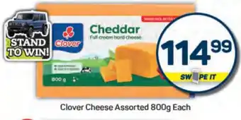 Pick n Pay Clover Cheese Assorted 800g Each offer