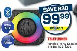 Pick n Pay Telefunken Portable Party Speaker offer