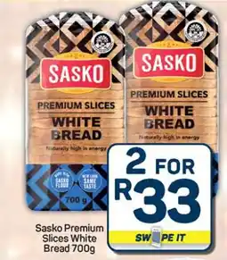 Pick n Pay Hypermarket Sasko Premium Slices White Bread 700g offer