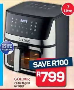 Pick n Pay Hypermarket Goldair 7 Litre Digital Air Fryer offer