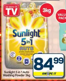 Pick n Pay Hypermarket Sunlight 5 in 1 Auto Washing Powder 3kg offer