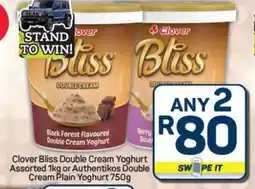 Pick n Pay Hypermarket Clover Bliss Double Cream Yoghurt offer