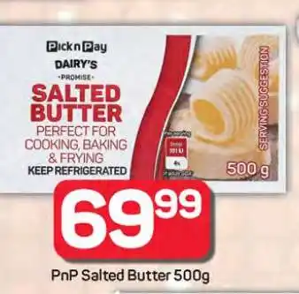 Pick n Pay Hypermarket PnP Salted Butter 500g offer