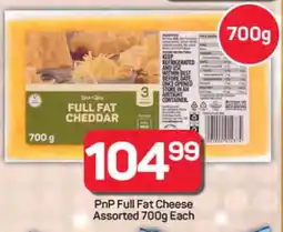 Pick n Pay Hypermarket PnP Full Fat Cheese Assorted 700g offer