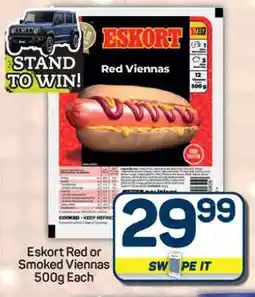 Pick n Pay Hypermarket Eskort Red or Smoked Viennas offer