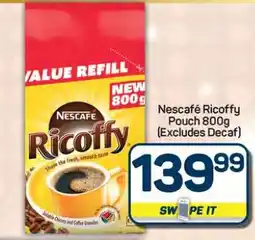 Pick n Pay Hypermarket Nescafé Ricoffy Pouch 800g offer