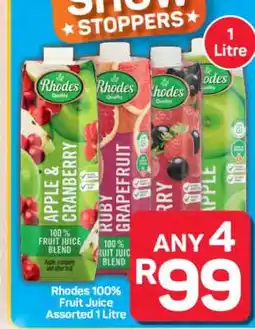 Pick n Pay Hypermarket Rhodes 100% Fruit Juice Assorted offer