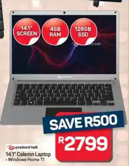 Pick n Pay Hypermarket Packard Bell 14.1 Celeron Laptop offer