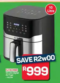 Pick n Pay Hypermarket Goldair 10 Litre Digital Air Fryer offer