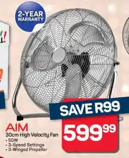 Pick n Pay Hypermarket AIM 30cm High Velocity Fan offer