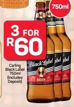 Pick n Pay Hypermarket Carling Black Label 750ml offer