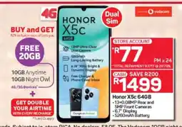 Pick n Pay Hypermarket Honor X5C 64GB offer