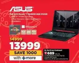 HiFi Corp ASUS TUF A15 Ryzen 7 7444SHS 8GB 512GB offer