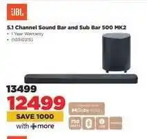 HiFi Corp 5.1 Channel Sound Bar and Sub Bar 500 MK2 offer