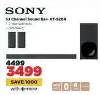 HiFi Corp Sony 5.1 Channel Sound Bar- HT-S20R offer