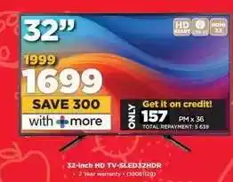 HiFi Corp 32-inch HD TV-SLED32HDR offer