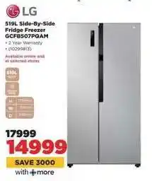 HiFi Corp LG 519L Side-By-Side Fridge Freezer GC-B507PQA offer