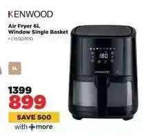 HiFi Corp KENWOOD Air Fryer 6L Window Single Basket offer