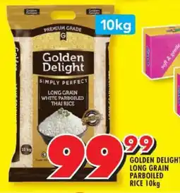 Shoprite GOLDEN DELIGHT LONG GRAIN PARBOILED RICE 10kg offer