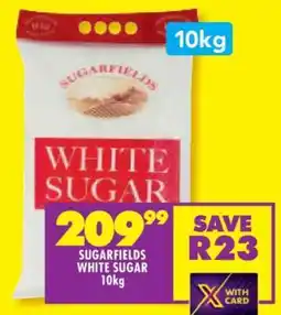 Shoprite SUGARFIELDS WHITE SUGAR 10kg offer