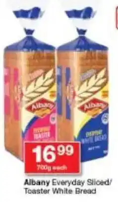 Checkers Albany Everyday Sliced/ Toaster White Bread offer