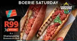 Checkers Championship Boerewors Roll offer